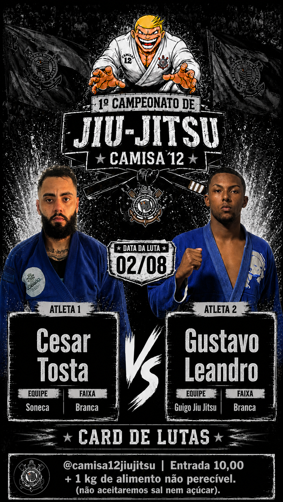 Card de Cesar Ferreira Tosta contra Gustavo Leandro de Oliveira
